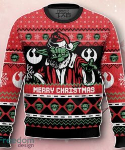 Merry Christmas Yoda Star Wars Ugly Sweater The Perfect Gift