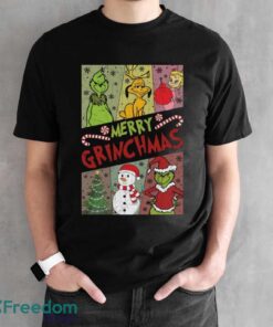 Merry Grinchmas Shirt Christmas Grinch Tee - Black Unisex T-Shirt