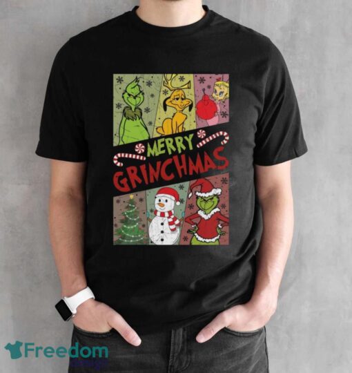 Merry Grinchmas Shirt Christmas Grinch Tee - Black Unisex T-Shirt