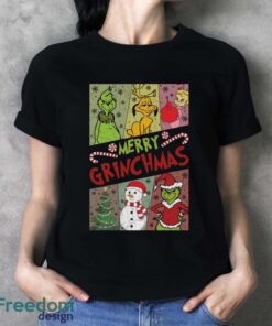 Merry Grinchmas Shirt Christmas Grinch Tee - Ladies T-Shirt