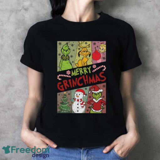 Merry Grinchmas Shirt Christmas Grinch Tee - Ladies T-Shirt