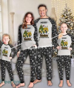 Merry Pittsburgh Steelers Christmas Xmas Family Pajamas Set For Men Women Kid