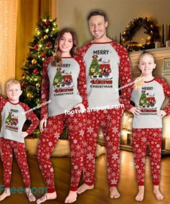 Merry San Francisco 49ers Christmas Xmas Pajamas Set Family Gift Christmas