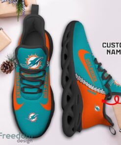 Miami Dolphins Custom Name Limited Max Soul Shoes Sneakers For Sports Fans Gift Product Photo 3