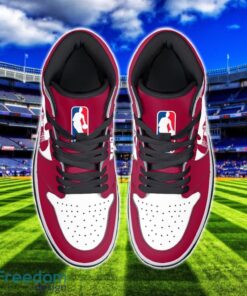 Miami Heat Air Jordan 1 Shoes Sport Hightop Sneakers For Men And Women Custom Name Product Photo 3