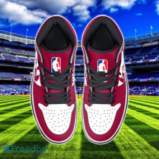 Miami Heat Air Jordan 1 Shoes Sport Hightop Sneakers For Men And Women Custom Name Product Photo 3