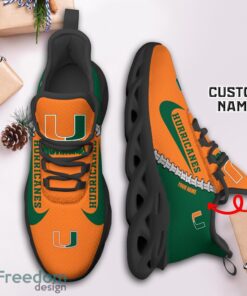 Miami Hurricanes Custom Name Limited Max Soul Shoes Sneakers For Sports Fans Gift Product Photo 3