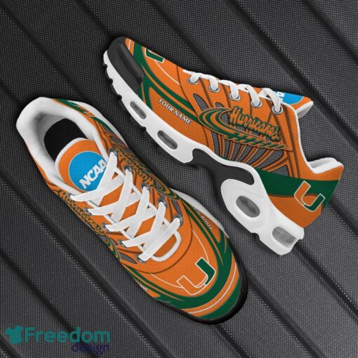 Miami Hurricanes TN Shoes Custom Name Shoes Fans Sneakers Shoes Product Photo 2