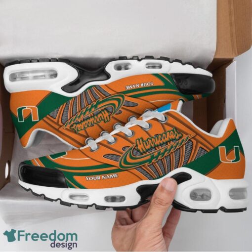 Miami Hurricanes TN Shoes Custom Name Shoes Fans Sneakers Shoes Product Photo 1