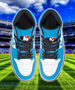 Miami Marlins Air Jordan 1 Shoes Sport Hightop Sneakers For Men And Women Custom Name Product Photo 3