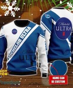Michelob Ultra Personalized All Over Print Sweater Christmas Holiday Gift Men and Women