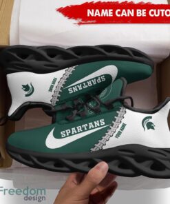 Michigan State Spartans Custom Name Limited Max Soul Shoes Sneakers For Sports Fans Gift Product Photo 2