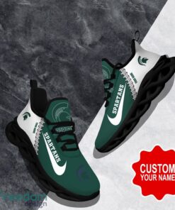 Michigan State Spartans Custom Name Limited Max Soul Shoes Sneakers For Sports Fans Gift