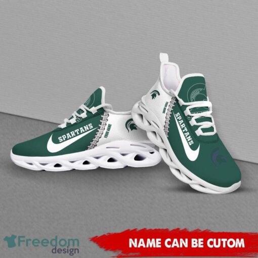 Michigan State Spartans Custom Name Limited Max Soul Shoes Sneakers For Sports Fans Gift Product Photo 4