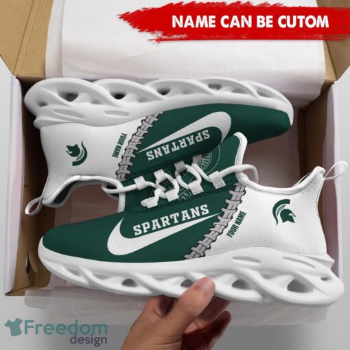 Michigan State Spartans Custom Name Limited Max Soul Shoes Sneakers For Sports Fans Gift Product Photo 5