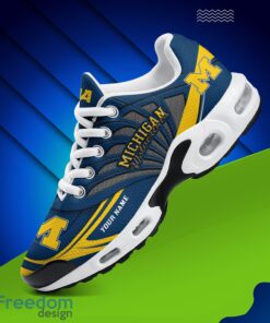 Michigan Wolverines Air Cushion Sports Shoes Custom Name Gift For Fans Men Women Shoes