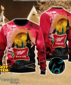 Miller High Life Halloween 3D Sweater Halloween Gift For Men And Women