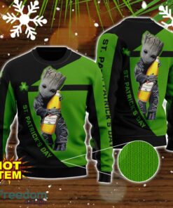 Miller High Life St Patrick Day All Over Print Sweater Christmas Holiday Gift Men and Women