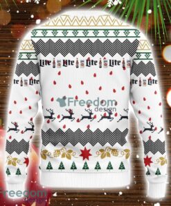 Miller Lite Beer Ugly Christmas Sweater Amazing Gift Family Christmas Gift Product Photo 2