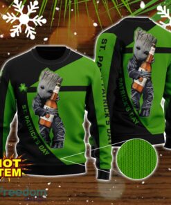 Miller Lite St Patrick Day All Over Print Sweater Christmas Holiday Gift Men and Women