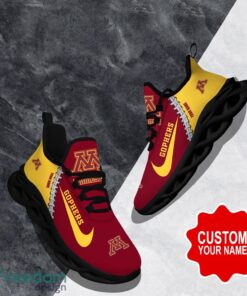 Minnesota Golden Gophers Custom Name Limited Max Soul Shoes Sneakers For Sports Fans Gift Product Photo 1