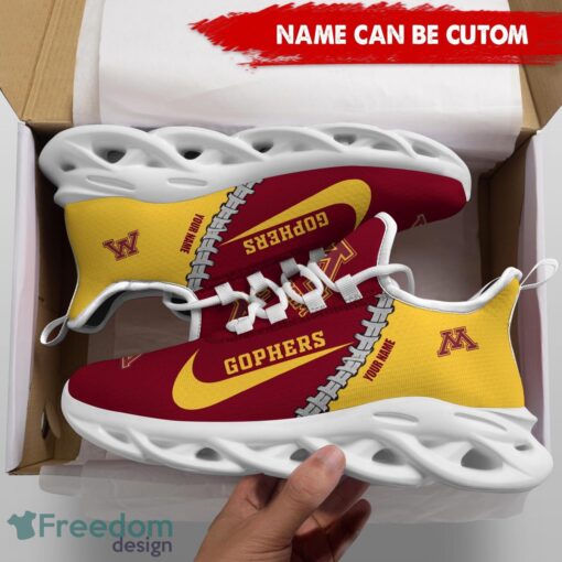 Minnesota Golden Gophers Custom Name Limited Max Soul Shoes Sneakers For Sports Fans Gift Product Photo 5