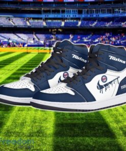 Minnesota Twins Air Jordan 1 Shoes Sport Hightop Sneakers For Men And Women Custom Name Product Photo 2