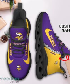 Minnesota Vikings Custom Name Limited Max Soul Shoes Sneakers For Sports Fans Gift Product Photo 3