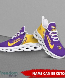 Minnesota Vikings Custom Name Limited Max Soul Shoes Sneakers For Sports Fans Gift Product Photo 4