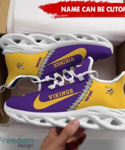 Minnesota Vikings Custom Name Limited Max Soul Shoes Sneakers For Sports Fans Gift Product Photo 5