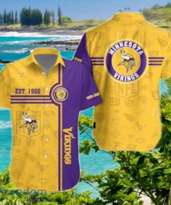 Minnesota Vikings Hawaiian Shirt Custom Name Impressive Gift