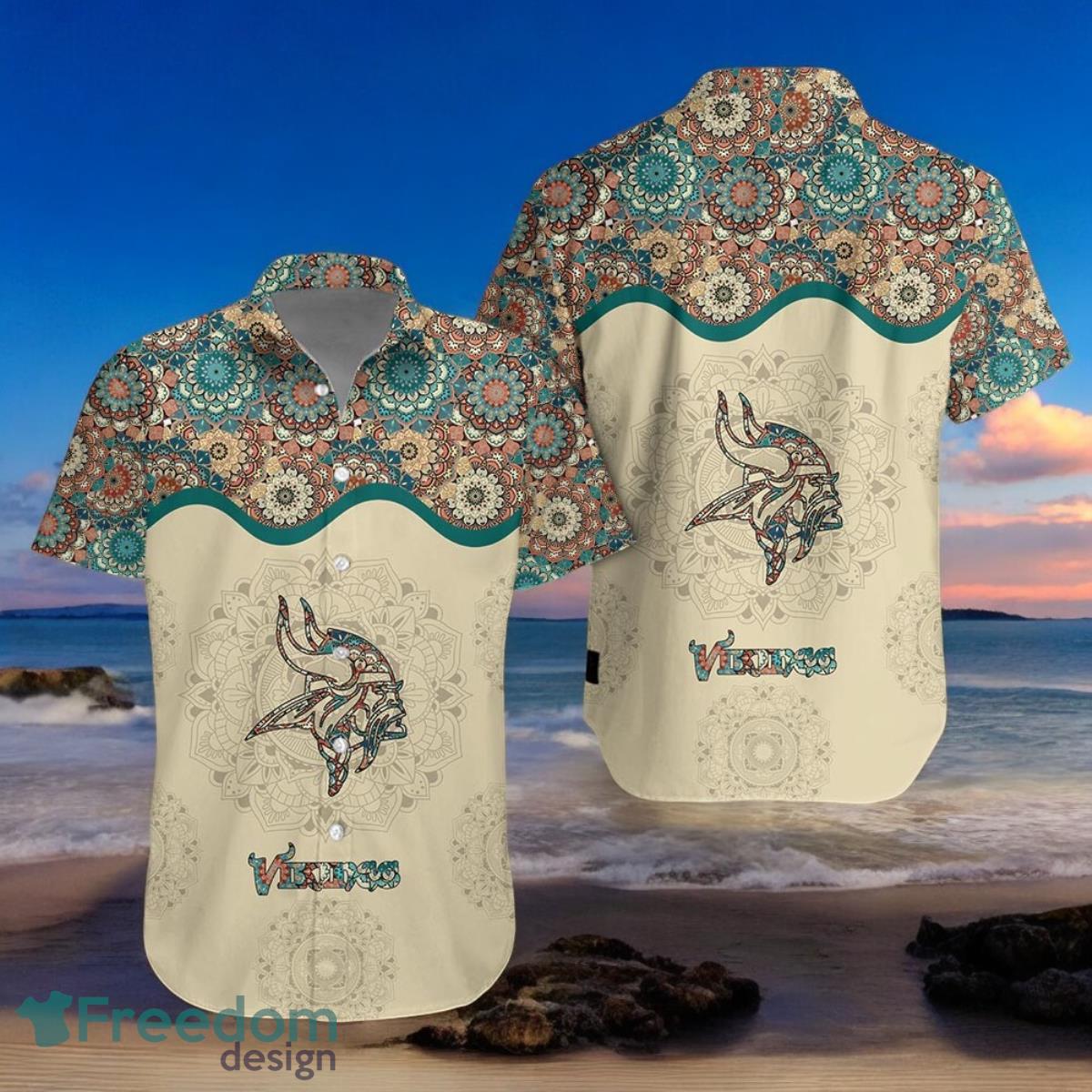 Minnesota Vikings Hawaiian Shirt Custom Name Special Gift For Men And image Minnesota Vikings Hawaiian Shirt Custom Name Special Gift For Men And Product Photo 1