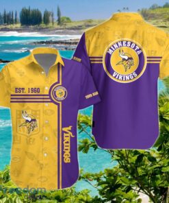 Minnesota Vikings Hawaiian Shirt Custom Name Unique Gift