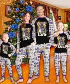 Minnesota Vikings Super Bowl Christmas Pajamas Set Family Kid Men Women