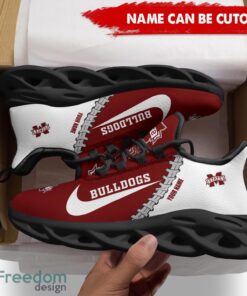 Mississippi State Bulldogs Custom Name Limited Max Soul Shoes Sneakers For Sports Fans Gift Product Photo 2