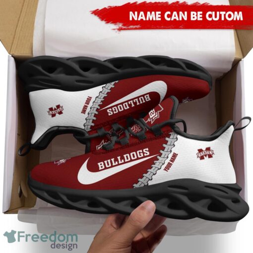 Mississippi State Bulldogs Custom Name Limited Max Soul Shoes Sneakers For Sports Fans Gift Product Photo 2