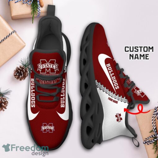 Mississippi State Bulldogs Custom Name Limited Max Soul Shoes Sneakers For Sports Fans Gift Product Photo 3