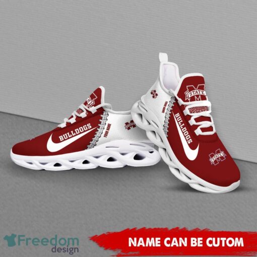 Mississippi State Bulldogs Custom Name Limited Max Soul Shoes Sneakers For Sports Fans Gift Product Photo 4