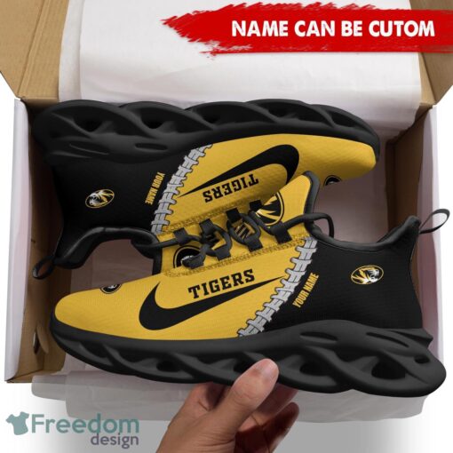 Missouri Tigers Custom Name Limited Max Soul Shoes Sneakers For Sports Fans Gift Product Photo 2