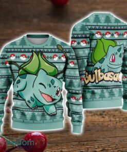 Monster Christmas Sweater Bulbasaur Ugly Sweater Birthday PKM Ugly Christmas Sweater Holiday Gift