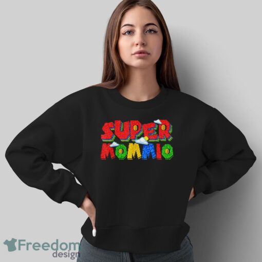 Mother’s Day Shirt Gamer Mommio Super Mom Shirt - Sweatshirt