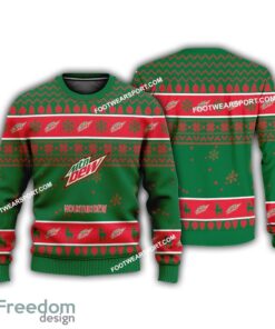 Mountain Dew Logo Merry Christmas Ugly Sweater For Fans
