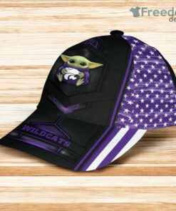 Ncaa Kansas State Wildcats Cap 3D Baby Yoda