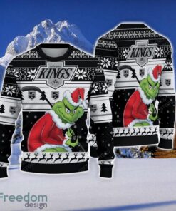 NCAA Los Angeles Kings Football Fans Sweater Grinch Ugly Sweater Christmas Funny Gift