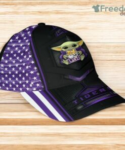Ncaa Lsu Tigers Cap 3D Baby Yoda