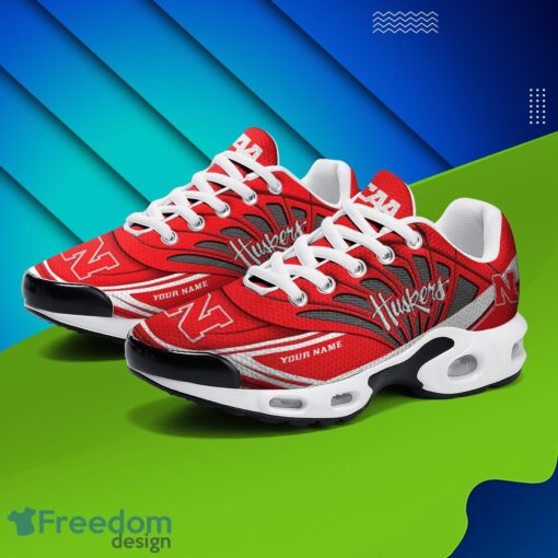 Nebraska Cornhuskers Air Cushion Sports Shoes Custom Name Gift For Fans Men Women Shoes Product Photo 2