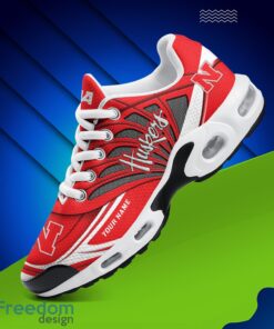 Nebraska Cornhuskers Air Cushion Sports Shoes Custom Name Gift For Fans Men Women Shoes Product Photo 1