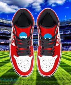 Nebraska Cornhuskers Air Jordan 1 Shoes Sport Hightop Sneakers For Men And Women Custom Name Product Photo 3