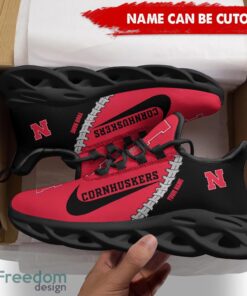 Nebraska Cornhuskers Custom Name Limited Max Soul Shoes Sneakers For Sports Fans Gift Product Photo 2