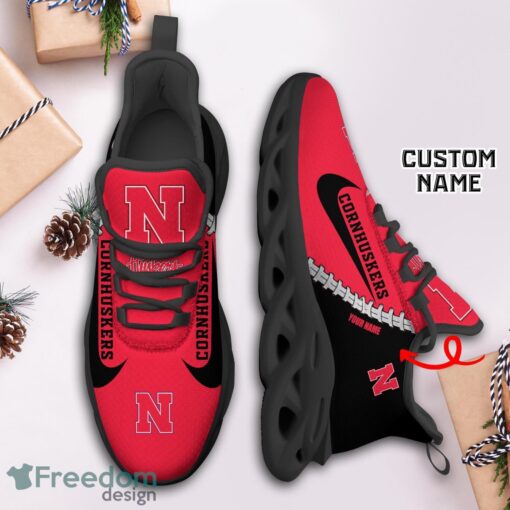 Nebraska Cornhuskers Custom Name Limited Max Soul Shoes Sneakers For Sports Fans Gift Product Photo 3